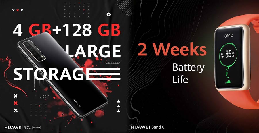 Huawei Y7a and Huawei Band 6 open up a new dimension to a healthy life