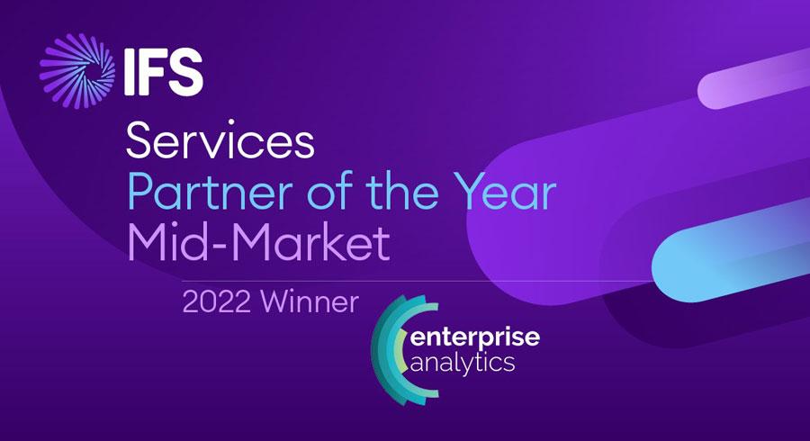 Enterprise Analytics wins IFS Services Partner of the Year 2022