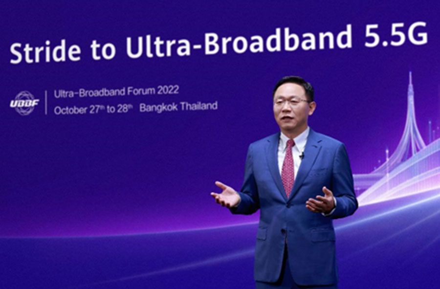 Huawei s David Wang Stride to Ultra Broadband 5.5G