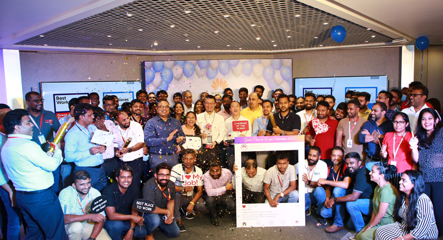 Huawei Technologies Lanka adjudged among 50 Best Workplaces in Sri Lanka in 2022