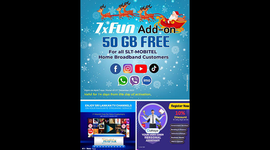 SLT MOBITEL unwraps festive season with surprises for new and existing customers