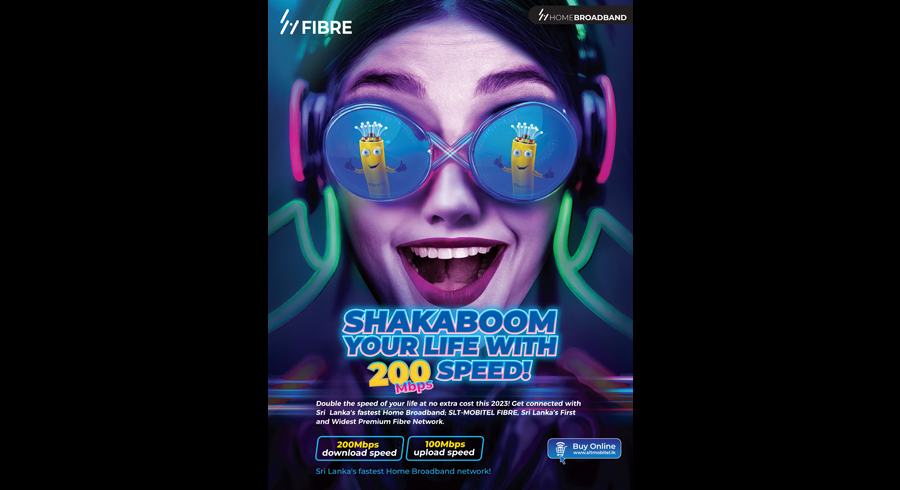 SLT MOBITEL welcomes 2023 speeding up Fibre to 200Mbps
