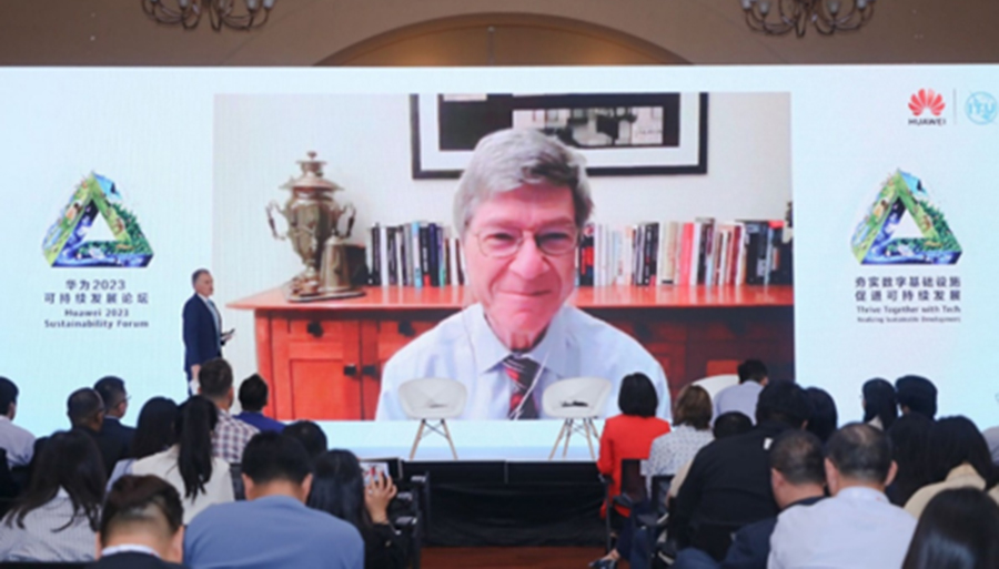 Huawei Sustainability Forum Jeffrey Sachs Advocates Tech Solutions to Address SDG Challenges