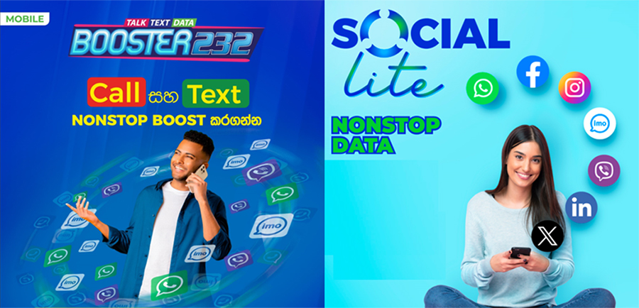 SLT MOBITEL s Booster 232 and Social Lite budget packs redefine affordable connectivity