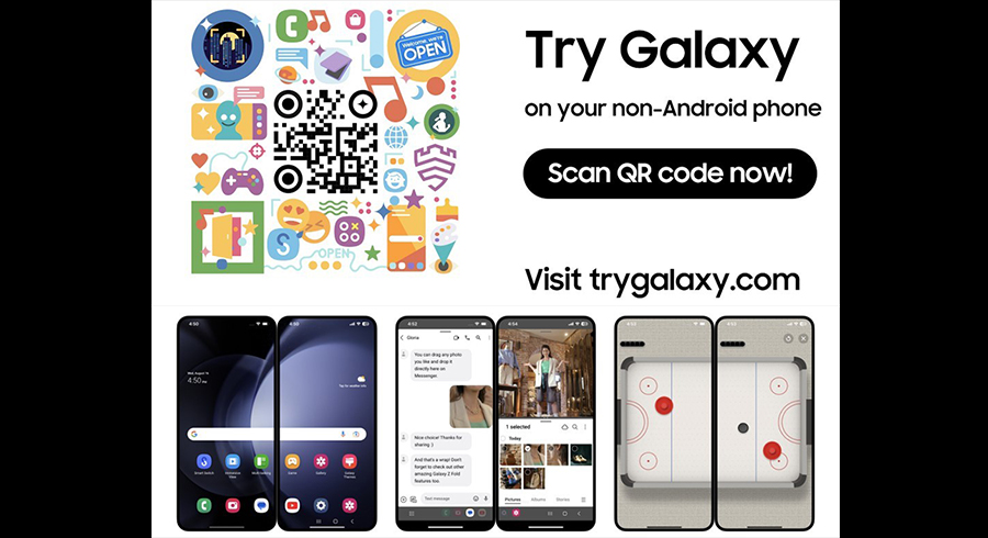 With New Try Galaxy App Update Non Android Users Can Experience Samsung Galaxy Z Flip5 and Z Fold5