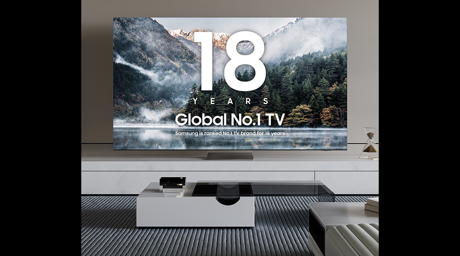 Samsung Electronics Continues Its Reign as Global TV Market Leader for 18 Consecutive Years