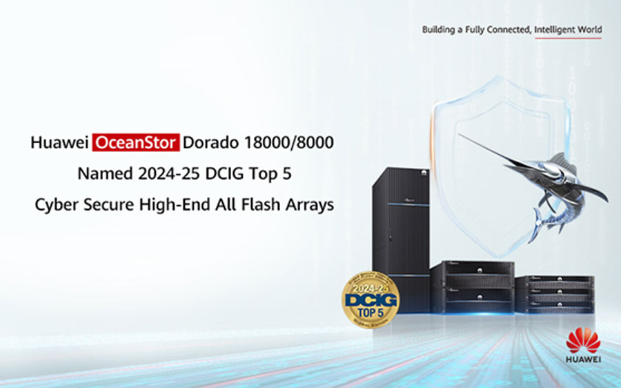 Huawei OceanStor Dorado Named One of DCIG Top 5 Cyber Secure High End All Flash Arrays