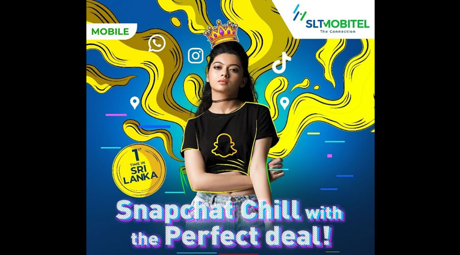 SLT MOBITEL introduces Snapchat Chill Social Combo plan for the first time in Sri Lanka