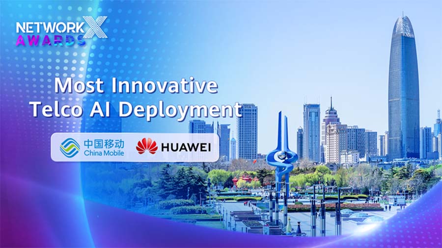 China Mobile Shandong and Huawei Win Most Innovative Telco AI Deployment at Network X