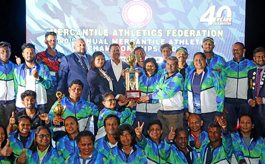SLT MOBITEL triumphs as Overall Runners Up at 40th Annual Mercantile Athletics Championships 2025