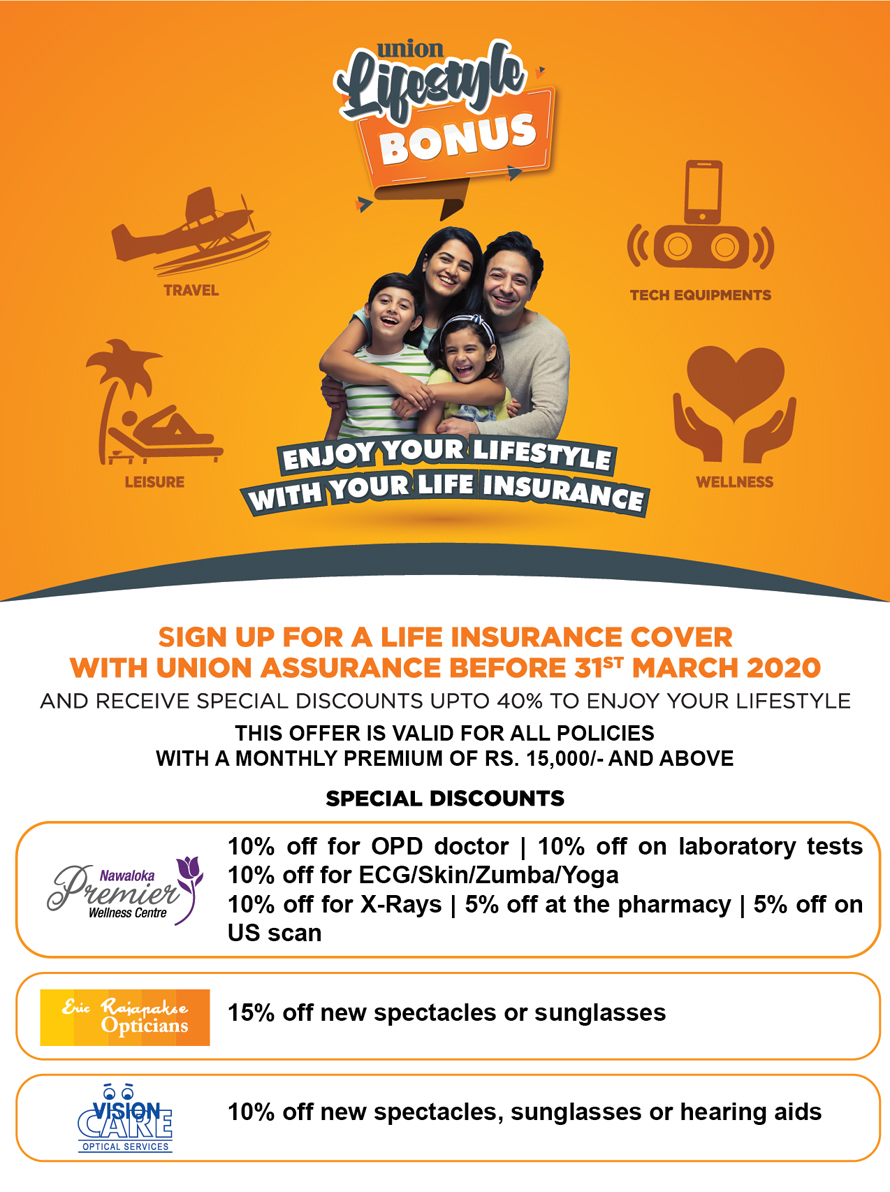 Healthy Living assured with Union Lifestyle Bonus Wellness Promotion