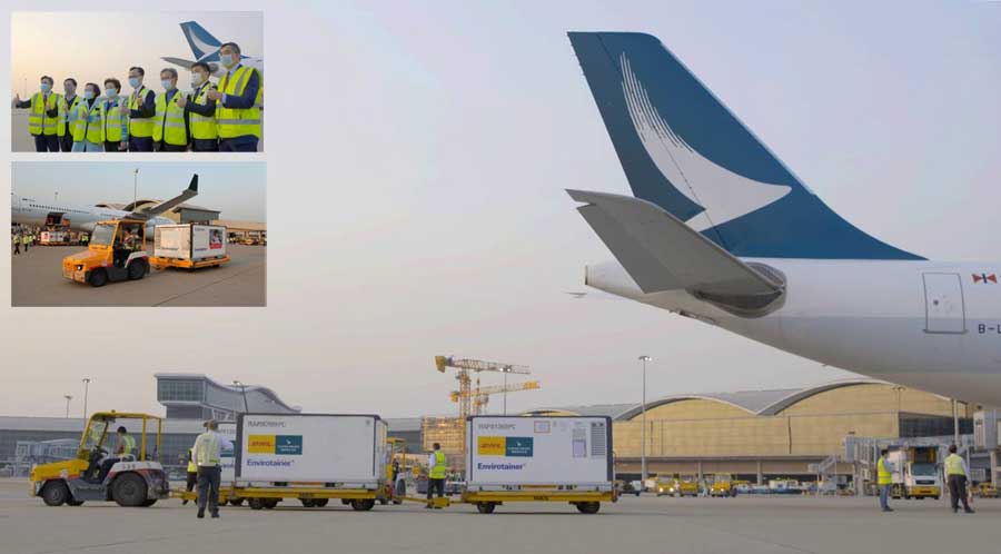 businesscafe Cathay Pacific Delivers First Vaccine Shipment to Hong Kong