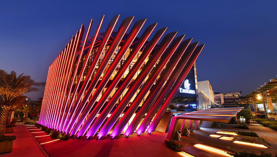 Emirates Pavilion ready to welcome visitors at Expo 2020 Dubai