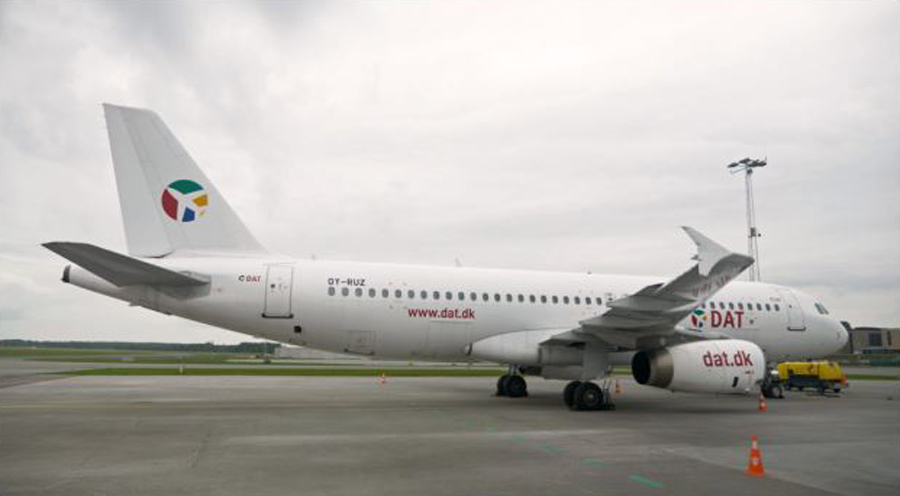 Finnair wet leases an A320 from DAT for the busy summer season