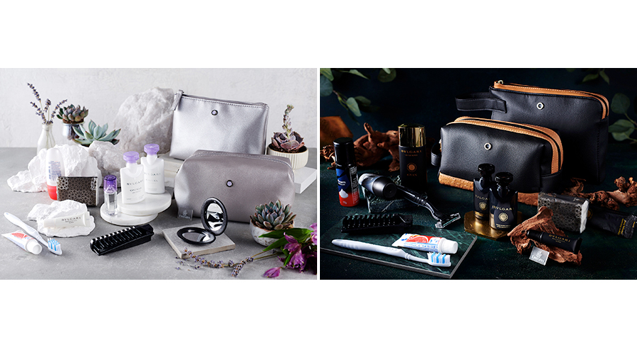 Emirates unveils its stylish Bulgari amenity kits for the Autumn Winter season