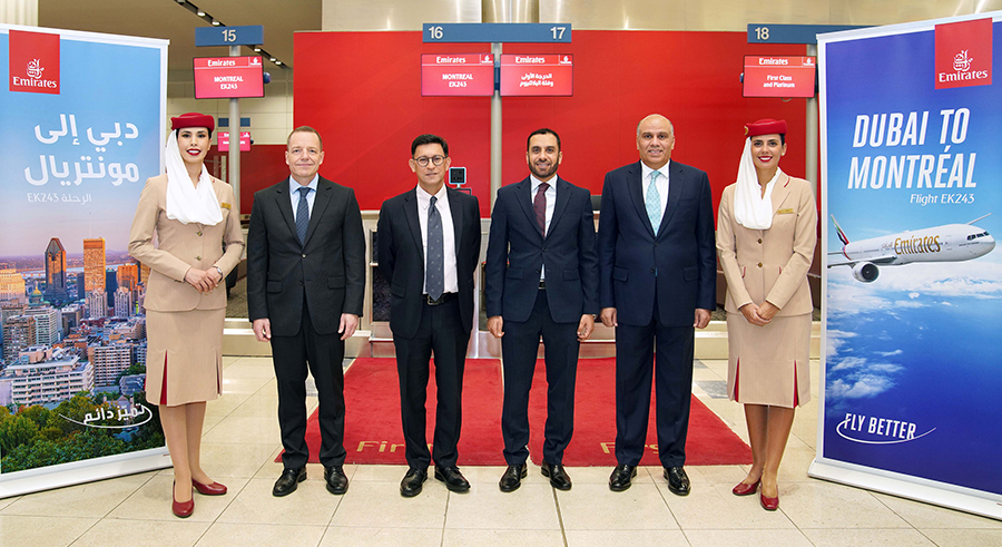 Emirates takes off to Montrral