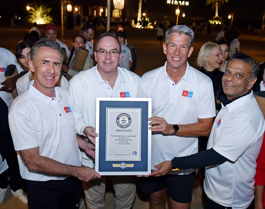 Emirates Group breaks world record in Dubai desert image