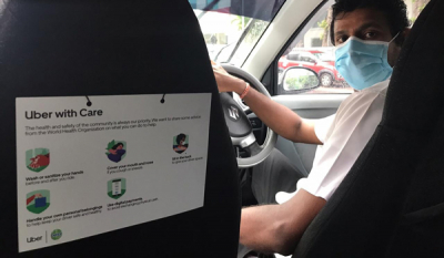 Uber commits 10 Million LKR for safety supplies, partners with Dettol