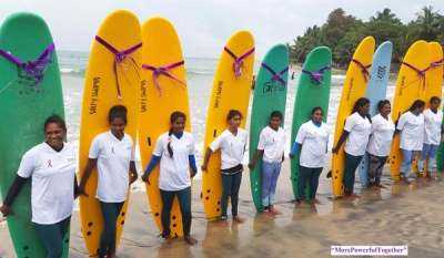 Empowering women, one surfer at a time! Sri Lanka’s first certified female surfers riding the waves of success