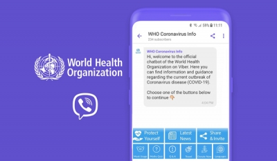 The World Health Organization and Rakuten Viber join together to fight COVID-19 misinformation