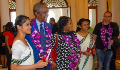 Legendary Disco group Boney M stays at the Galle Face Hotel