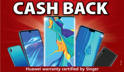 Singer Sri Lanka gives Money Back Guarantee for Huawei Smartphones and Tabs
