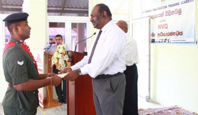 8th Certificate Awarding Ceremony of the A.Y.S. Gnanam Construction Training Academy Dambulla